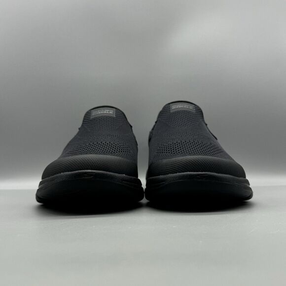 SKECHERS MEN GO WALK SLIP-ON WALKING SHOE SIZE 11 BLACK LIGHTWEIGHT CASUAL - Picture 2 of 12